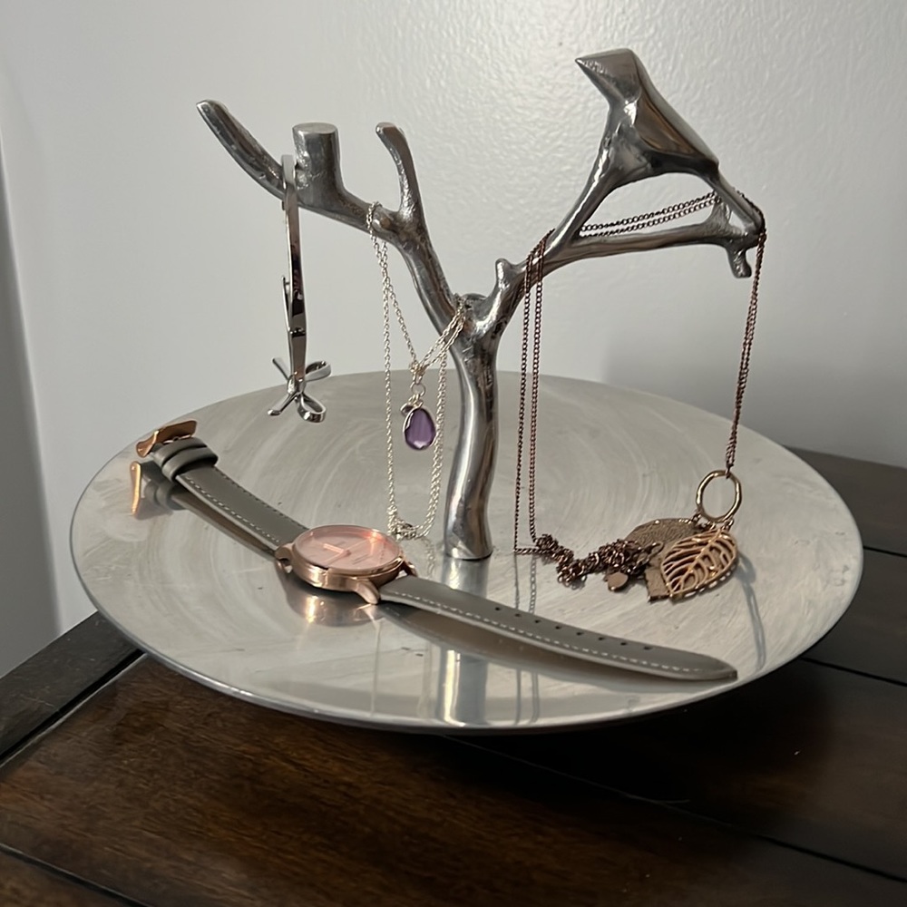 Silver Display Dish